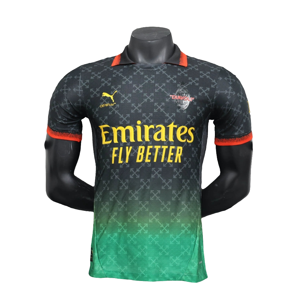 AC Milan 25/26 Commemorative Edition Jersey - Black - Player Version