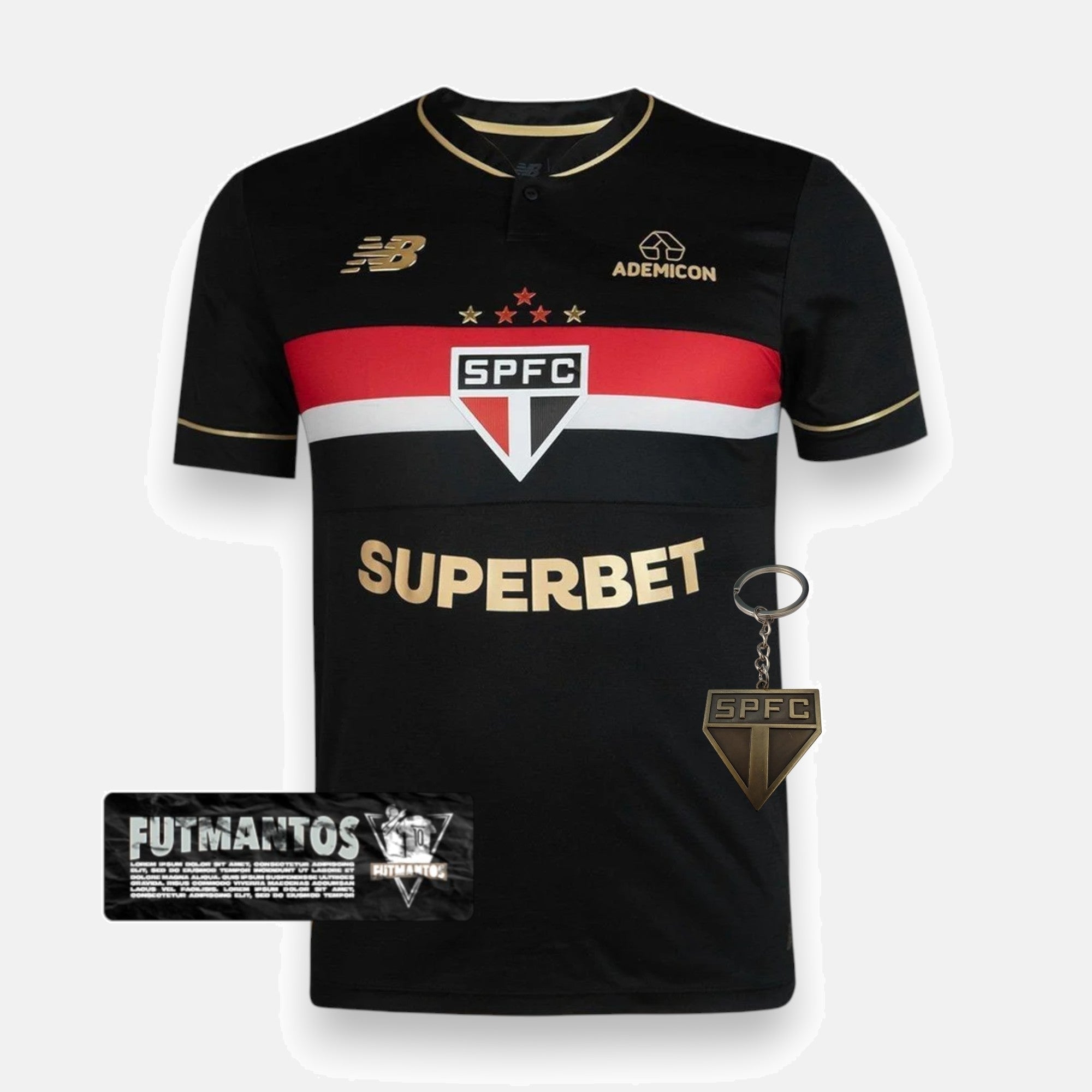 Camisa São Paulo III Preta 25/26