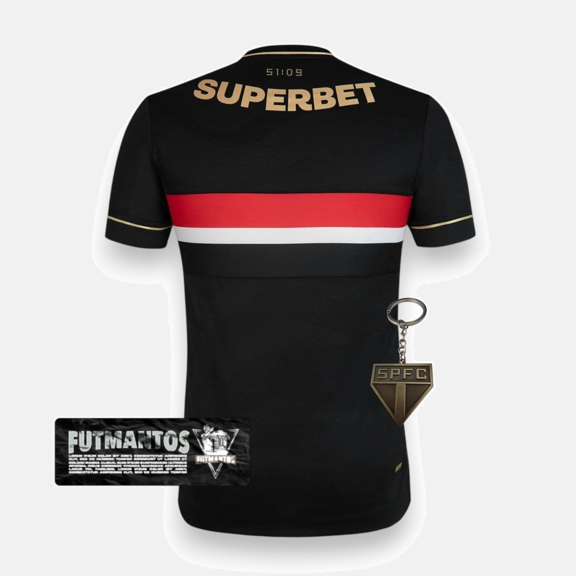 Camisa São Paulo III Preta 25/26
