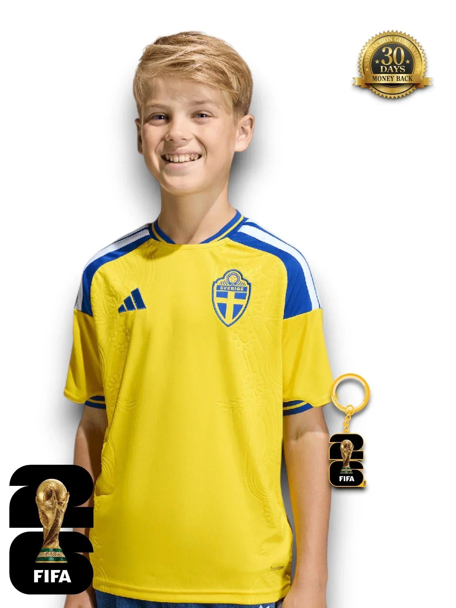 Kit Kids Sweden World Cup 2026 Home