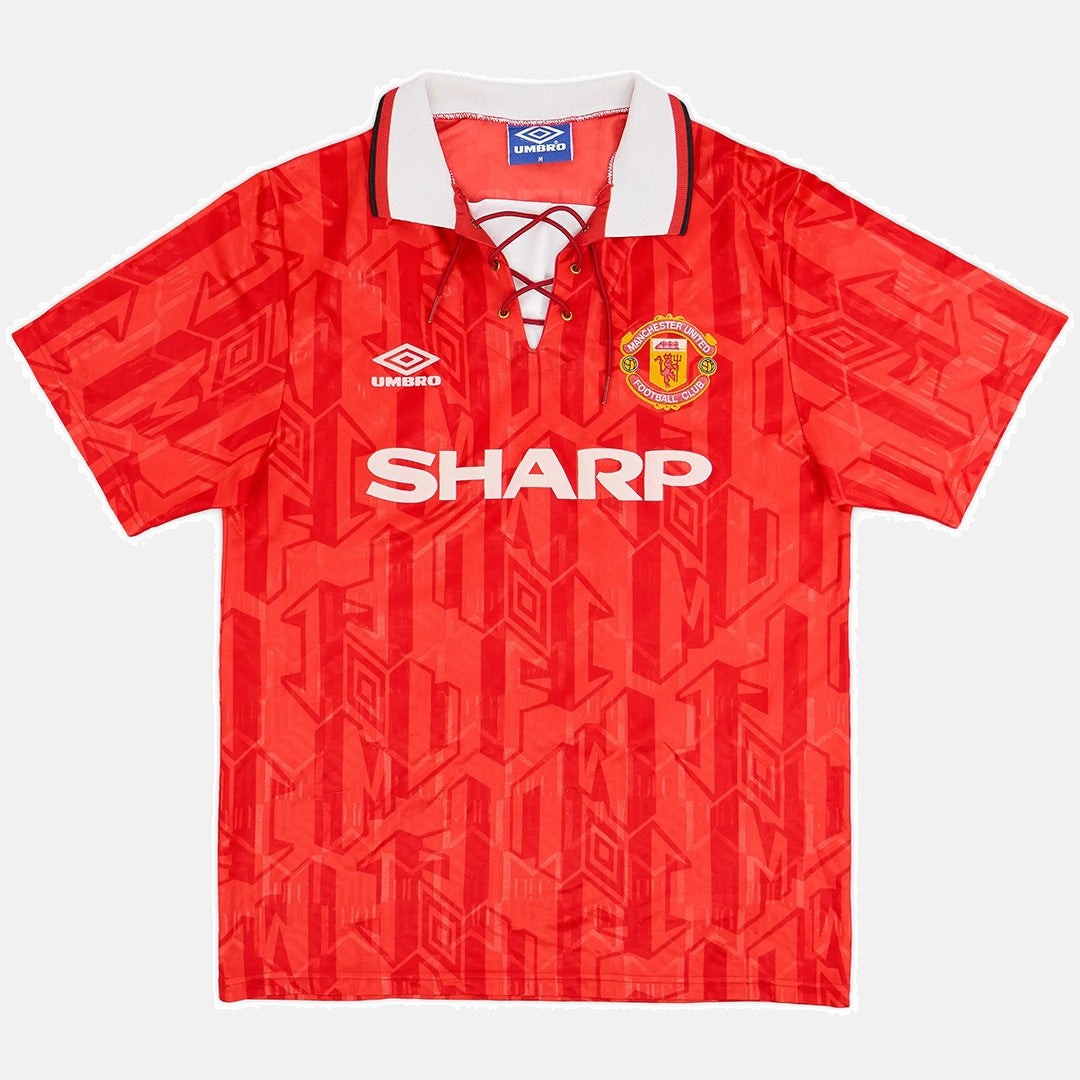 CANTONA #7 Manchester United Retro Jersey Home 1992/93