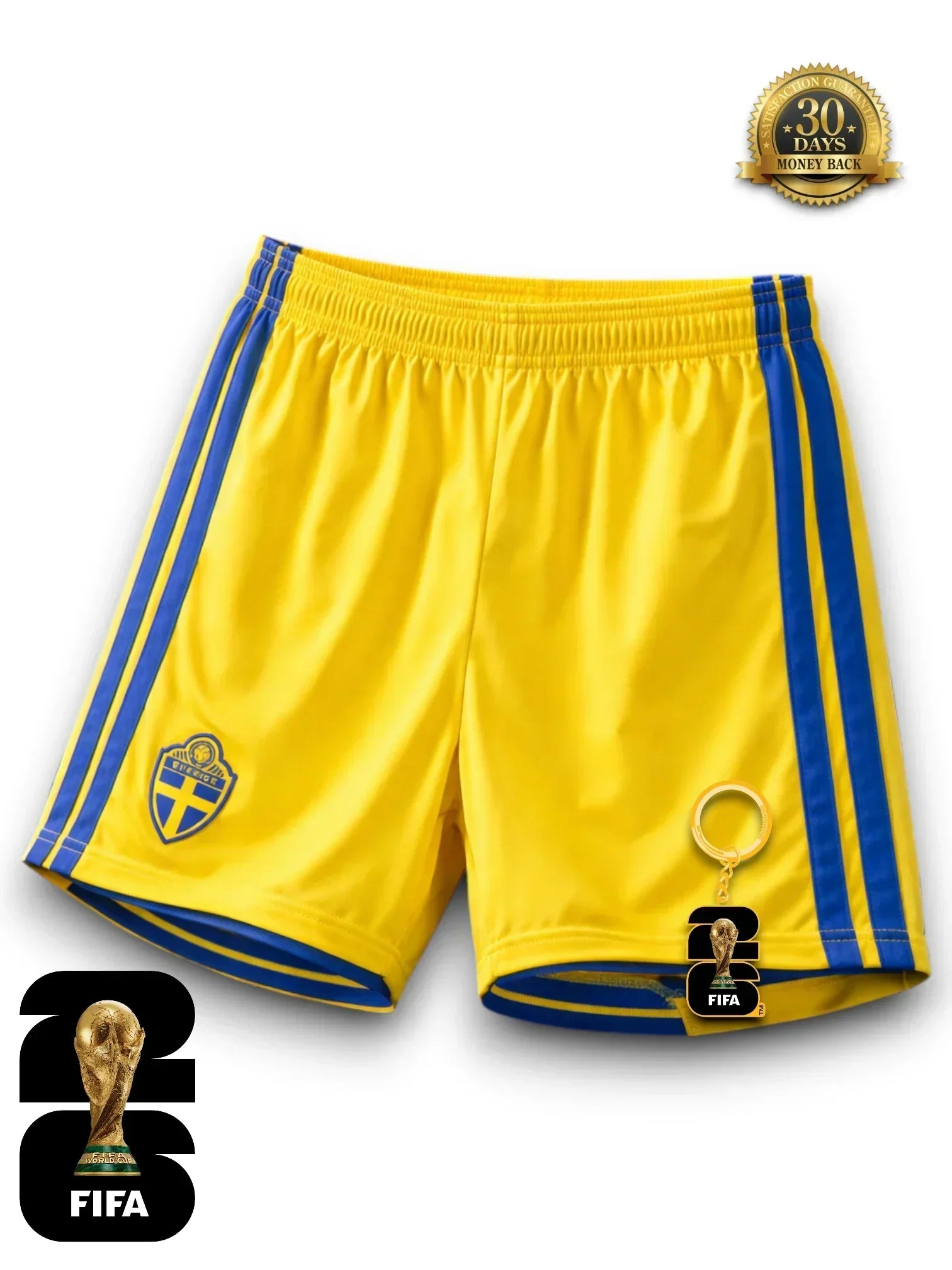Sweden World Cup 2026 Shorts
