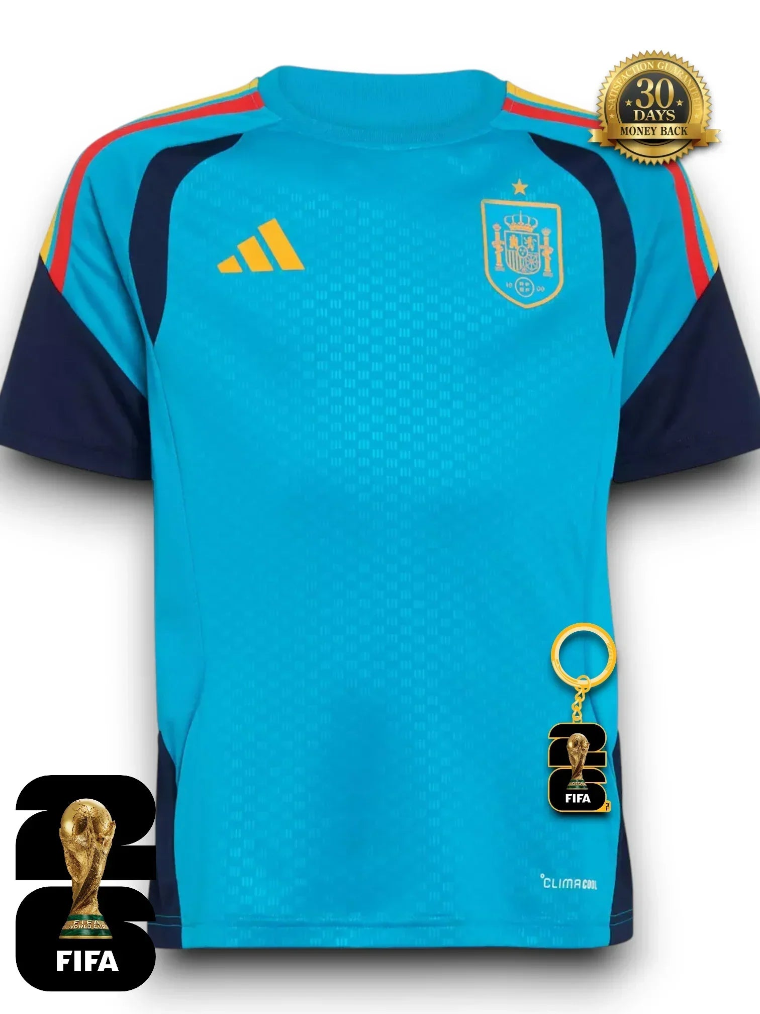 Spain World Cup 2026 Training Blue Jersey